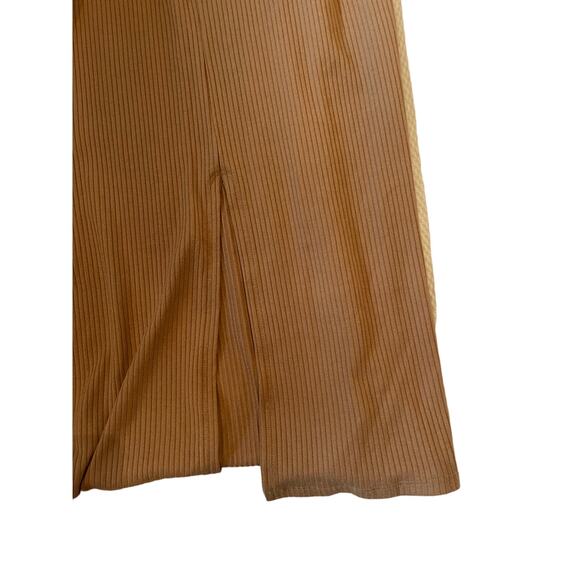 NWT Sarah Liller San Francisco Tan / Brown Ribbed Long Sleeve Dress $219 MSRP - Picture 8 of 8